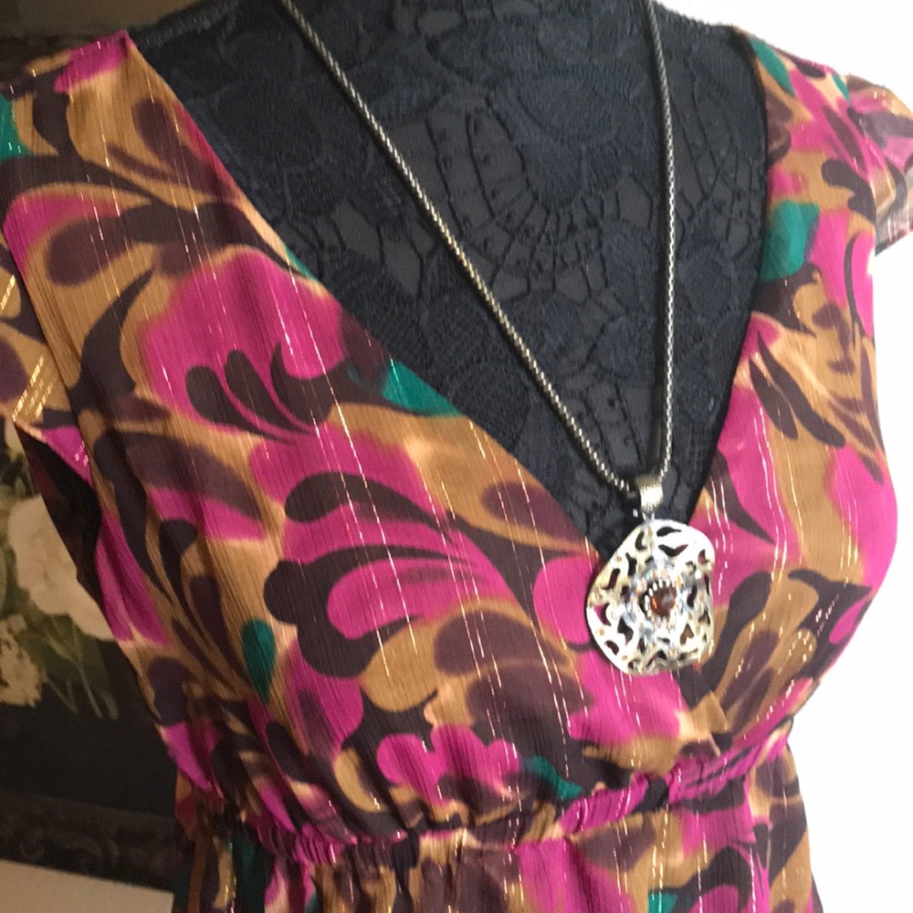 Fall color blouse - Picture 2 of 3